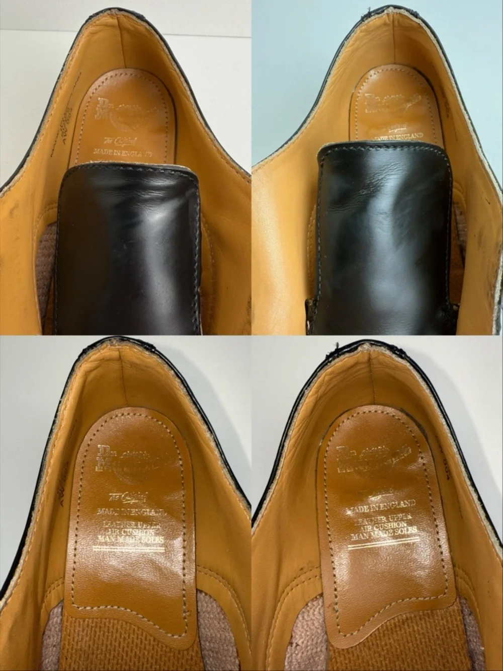 Vintage Dr. Martens England Black Heel Buckle Leather Mary Janes Oxfords UK 5 - Picture 14 of 16